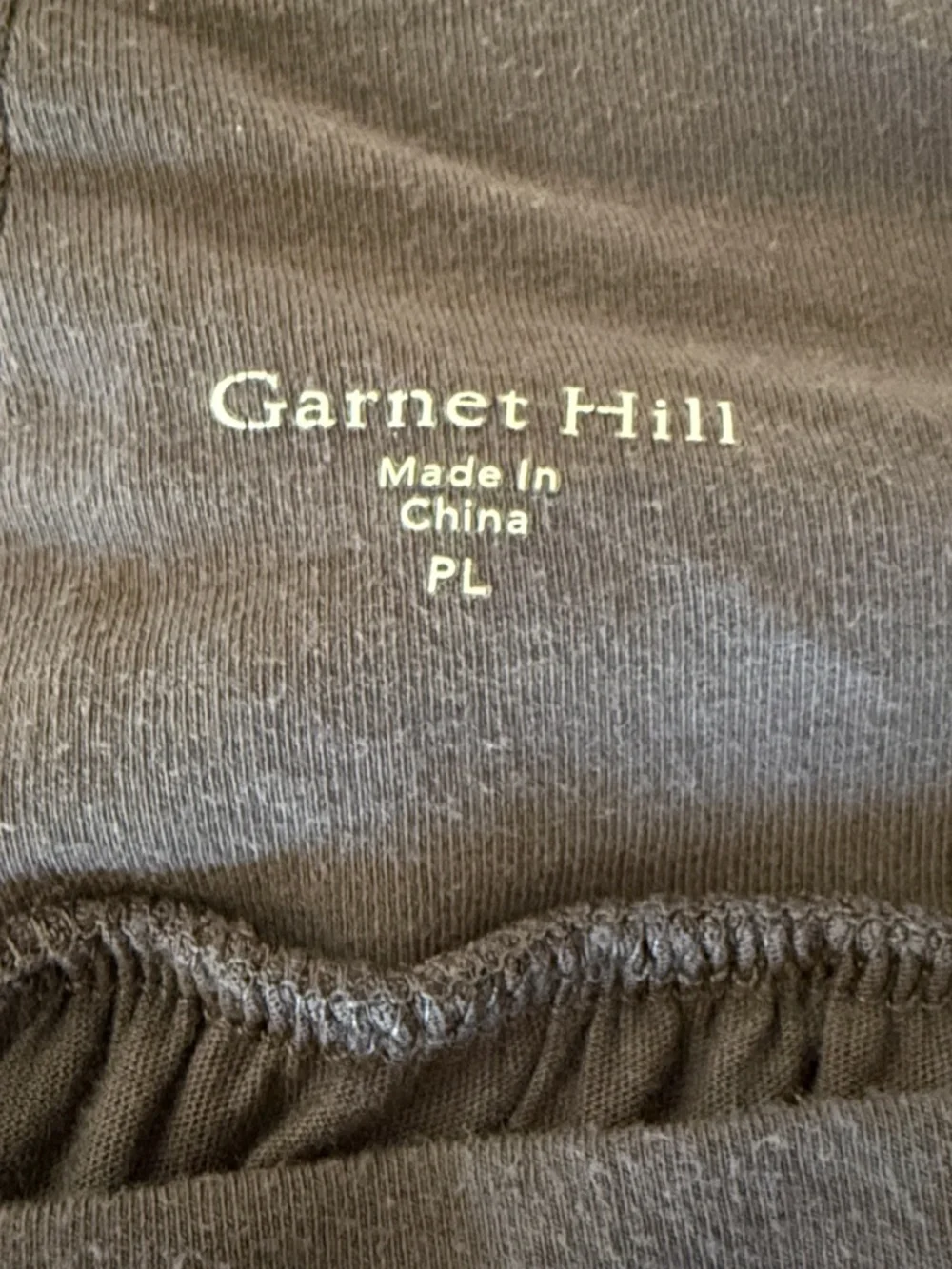 Garnet Hill Favorite Knit Maxi Skirt Dark Ashwood Size PL - Picture 3 of 12